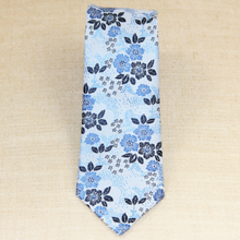 Load image into Gallery viewer, Blue Floral Tie