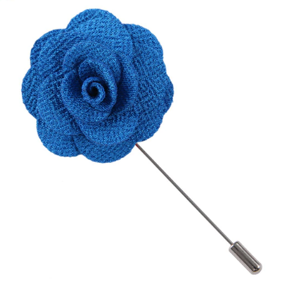 Blue Lapel Flower