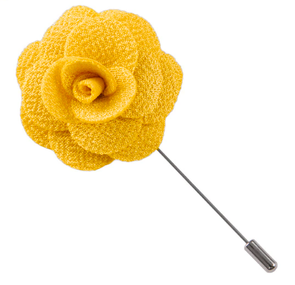 Yellow Lapel Flower