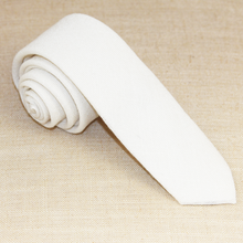 Load image into Gallery viewer, White Linen Tie